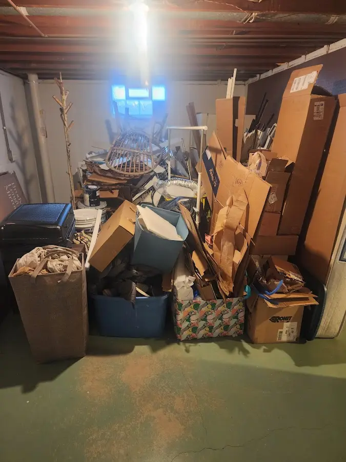 Roll-off dumpster container at job site for Yard Waste Dumpster Rental in Coconut Creek